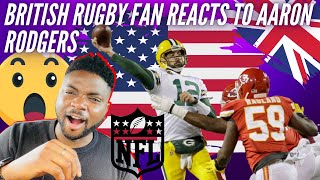 🇬🇧  BRITISH Rugby Fan Reacts To Aaron Rodgers Greatest Throws - The Most Talented QB Ever?