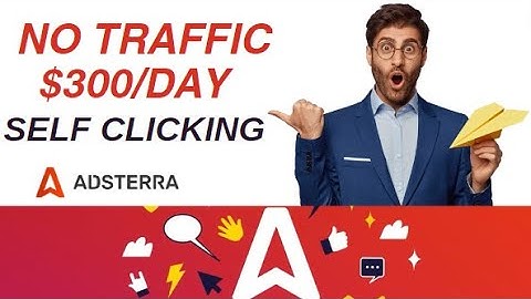 Adsterra Self Clicking Trick| High CPM| $300/Day| CPA Marketing