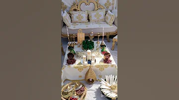 Decoración Messa De Henna ديكور اوتزيين طبلة الحناء 