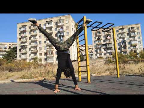 როგორ გავაკეთოთ აზიდვები Handstand_ზე | How to do Handstand push ups | Tutorial