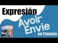 Avoir envie en Francés