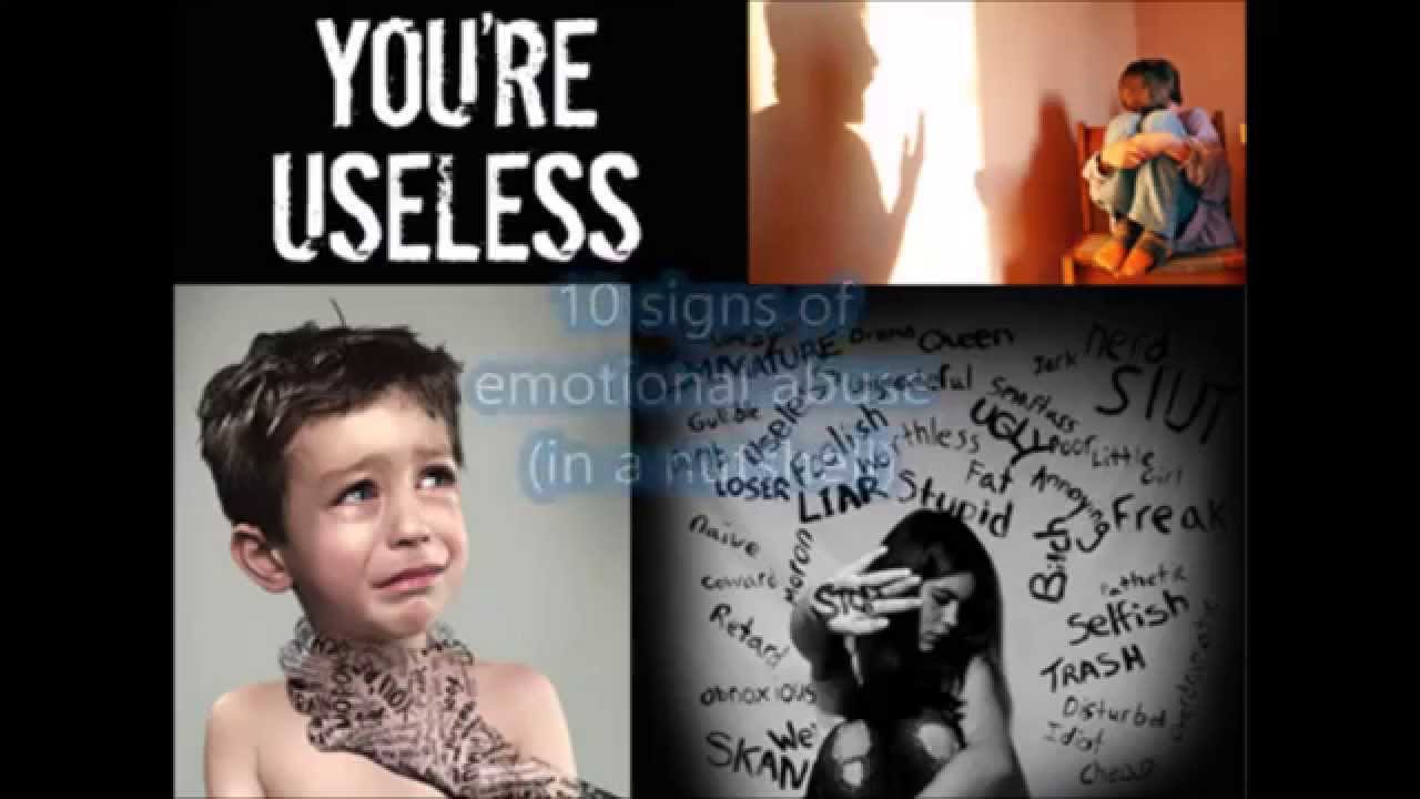 Child emotional abuse signs of emotional abuse in
