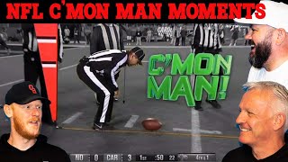 NFL Greatest C’MON Man Moments Ever REACTION!! | OFFICE BLOKES REACT!!