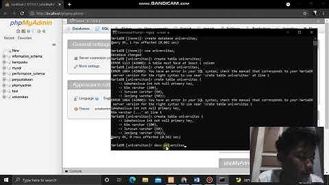 Membuat Database dengan menggunakan perintah DDL dan DML - Praktikum Basis Data 2