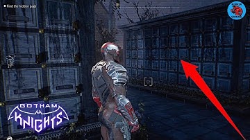 Find The Hidden Page In The Cemetery - Gotham Knights