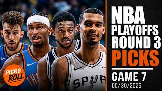 NBA Playoffs Thunder vs. Spurs Game 7 Best Bets & Breakdowns | Picks & Roll Podcast w/ Scott Reichel