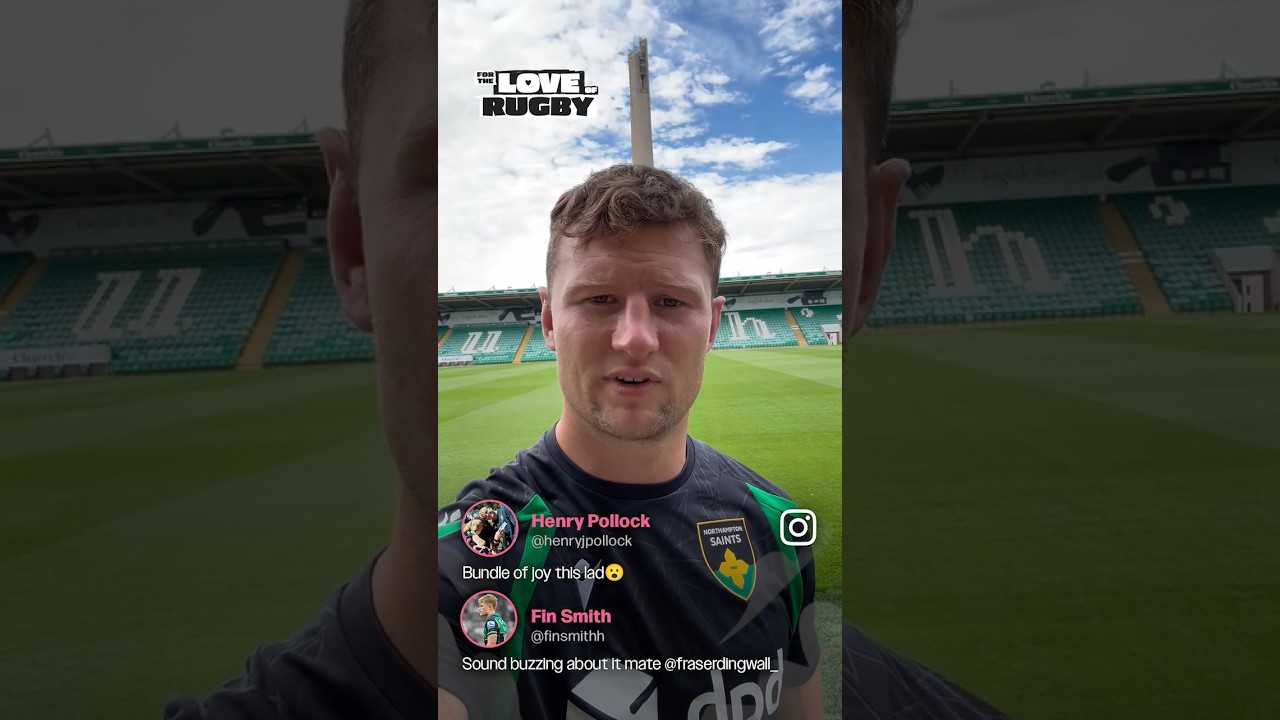 Henry Pollock and Fin Smith were quick to point out Fraser Dingwalls’s enthusiasm 🤣💬