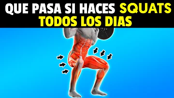 ¿Qué pasa si hago 10 sentadillas todos los días?