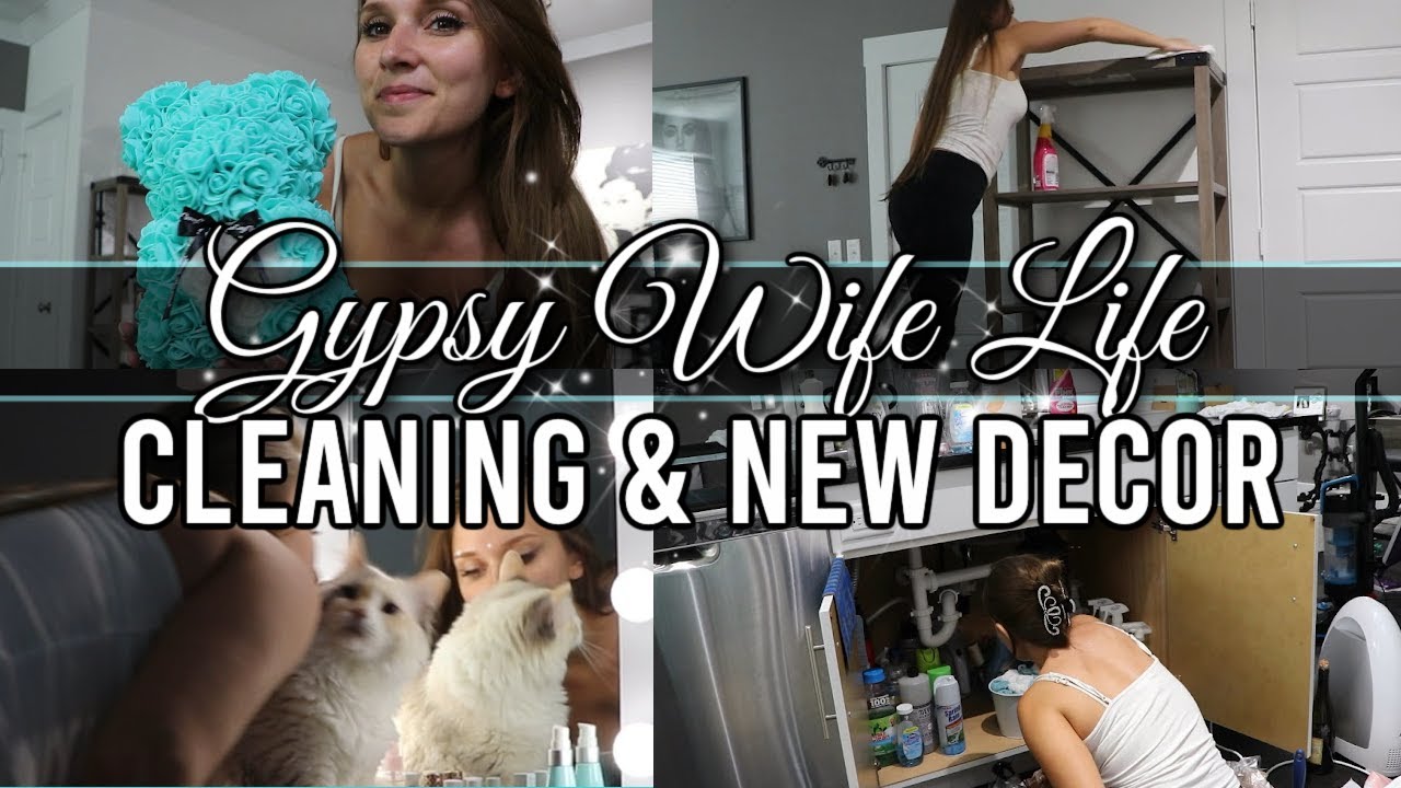 GYPSY HOUSE WIFE CLEANING MOTIVATION NEW DECOR REDECORATING AND
