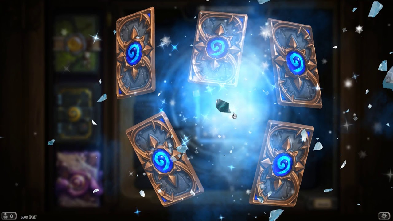 HearthStone  - 5 packs opening