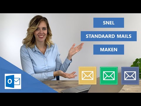 Snel standaard e-mails maken | met 3 handige Outlook functies ??