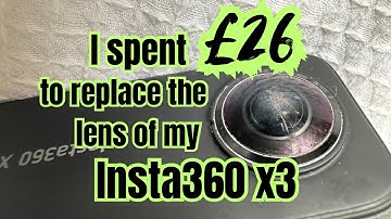 How to Fix Broken Insta360 x3 Lens (Do it Yourself Lens Replacement)