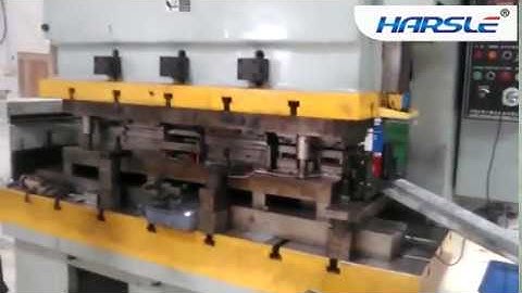 JH25 -110T series C-frame two point  punching production line  with servo feeder