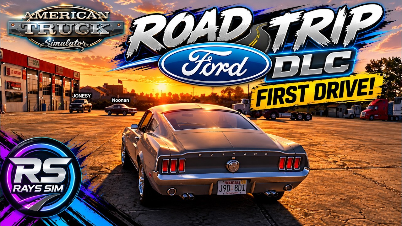 ROAD TRIP: Ford is HERE! 🚙🔥 | 1967 Ford Mustang First Drive in ATS