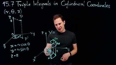 15.7 Triple Integrals in Cylindrical Coordinates