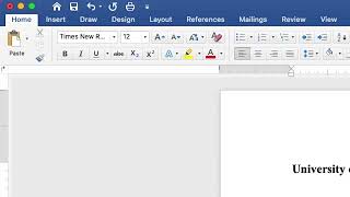 Mac - How to Right Align Dates for Resume (in Word)