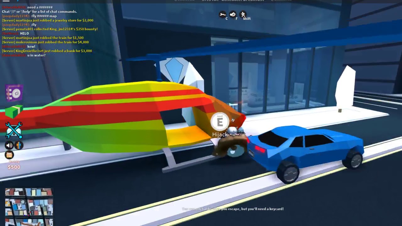 All The Glitches In Roblox Jailbreak 2018