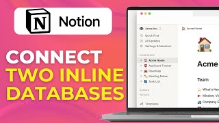 How to Connect Two Inline Databases in Notion