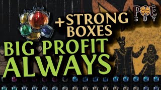 PoE 3.24  CHEAP ALLFLAMES + STRONGBOXES = ALWAYS PROFITABLE // STOP SELLING THEM TO OTHERS