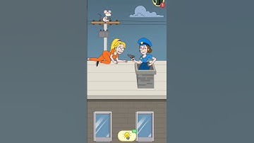 Rooftop Showdown! 🔫😱 Mouse to the Rescue?! 🐭⚡#impossibledate2 #trending #shorts