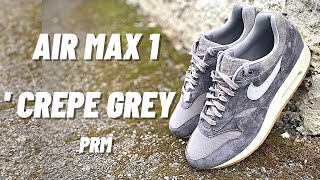 Materials and Colourway ON POINT... Nike Air  Max 1 'Crepe Grey' 2023 #airmax1 #hemp #sneakers