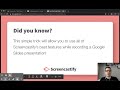 How to record a google slides presentation with screencastify