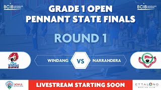 📺 LIVE | 2024/25 Grade 1 Open Pennant State Finals | Round 1