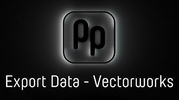 prepare app - Export Data from Vectorworks