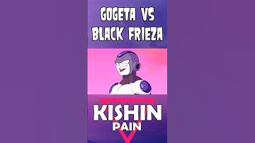 BLACK FRIEZA vs GOGETA #dragonball #anime #cartoon #gogeta #frieza #animation