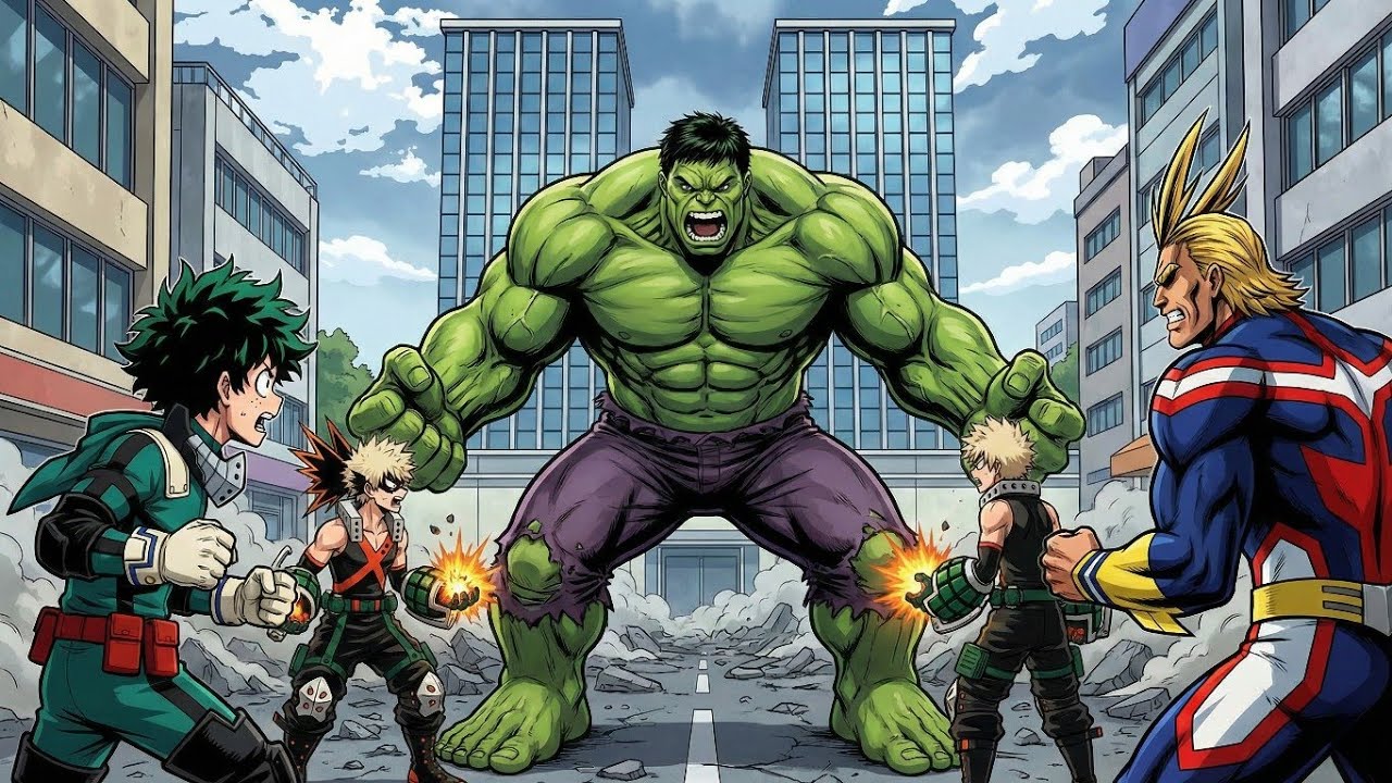 What If Hulk Invaded My Hero Academia Universe?