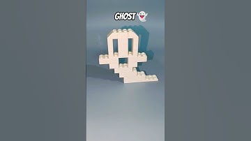Lego Ghost 👻| Building Blocks Ghost 👻| Satisfying Diy #lego #diy #shorts #shortvideo #viralshort