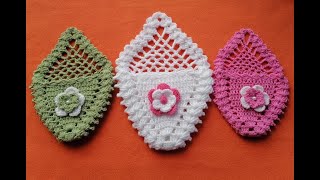 PORTA FÓSFOROS, PORTA NOTAS, ETC TEJIDA A CROCHET FÁCIL DE HACER! 😍❤