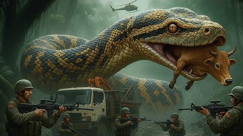 HEROIC Rescue Team SAVES Innocent Horse from Giant Python