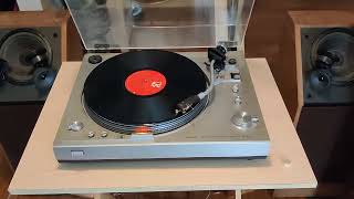 Sansui SR535 Turntable playing The Cars on Bose 601 III