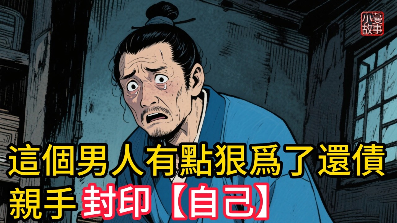 這個男人有點狠！爲了還債親手封印自己！儅您知道自己將要被奪捨！您會怎麽辦呢？一場看似無解劫難，卻換回心中的光明！#講故事 #故事頻道 #睡前故事 #故事分享 #懸疑故事 #民間故事 #鬼故事