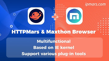 Demonstration of Maxthon and HTTPMars working together to set up a proxy #http #proxy #proxies