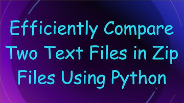 Efficiently Compare Two Text Files in Zip Files Using Python