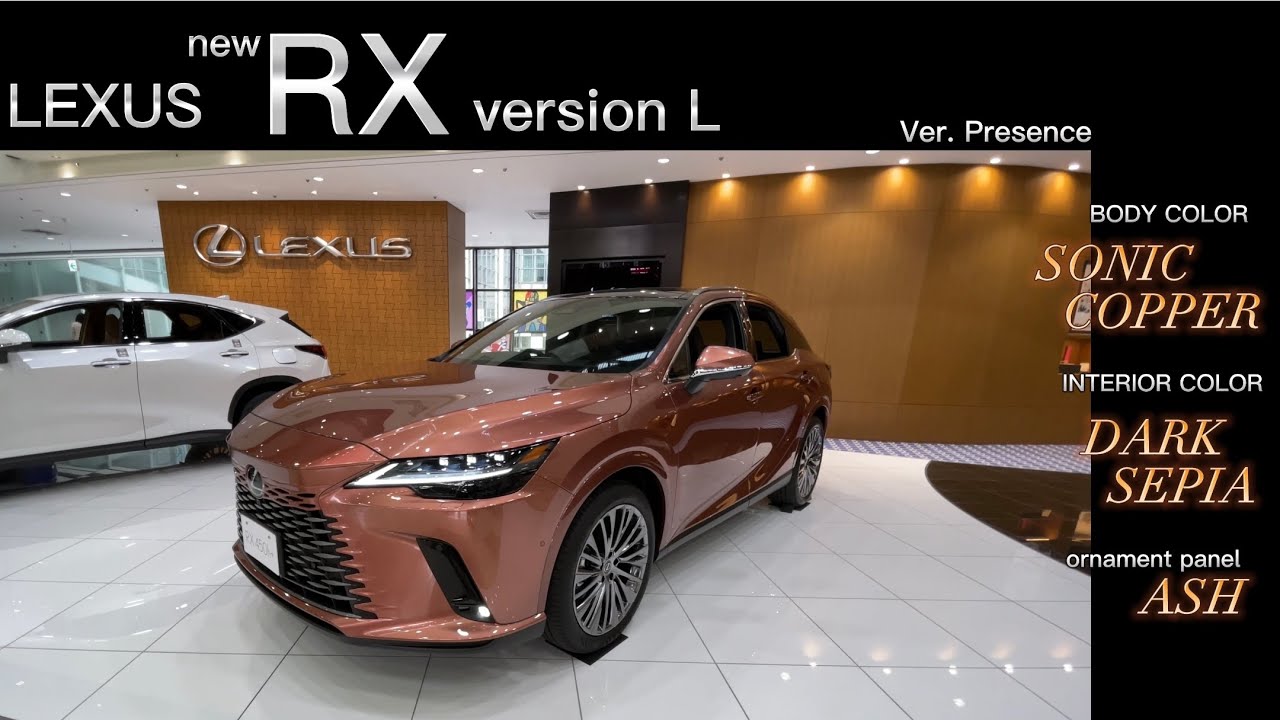 レクサス RX VersionL ナンバーフレーム前後 ソニックカッパー レクサス RX VersionL ナンバーフレーム前後 ソニックカッパー