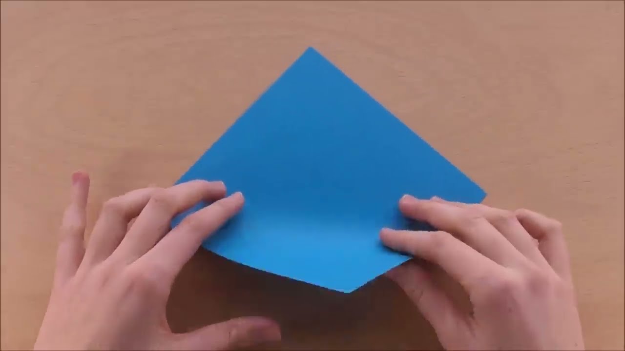 Origami Hund Falten Mit Papier Einfachen Hund Basteln Mit