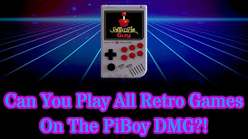 Can You Play All Retro Games On The PiBoy DMG Handheld Game Console? - RetroPie Guy