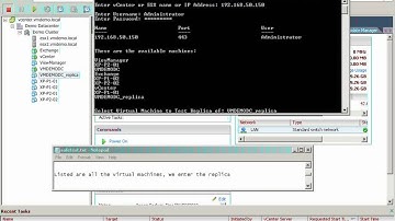 PowerShell script for testing VMware Virtual Machine Replicas