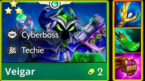 Veigar ⭐⭐⭐ Cyberboss 4 Bruider 6  |  Teamfight Tactics Set 14