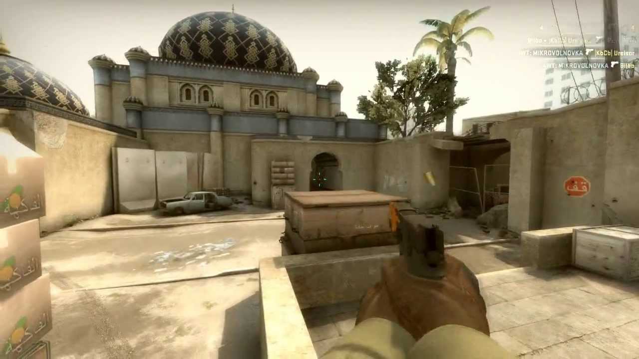 CS:GO de_dust 2 B Plant - Team Wipe by MIKROVOLNOVKA - YouTube