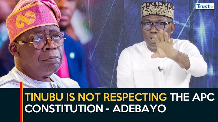 'Tinubu is not Respecting the APC Constitution', Adewole Adebayo analyzes ongoing coalition talks