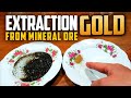 Extraction gold from mineral ore in a different way by esfandiar  gold stone channel