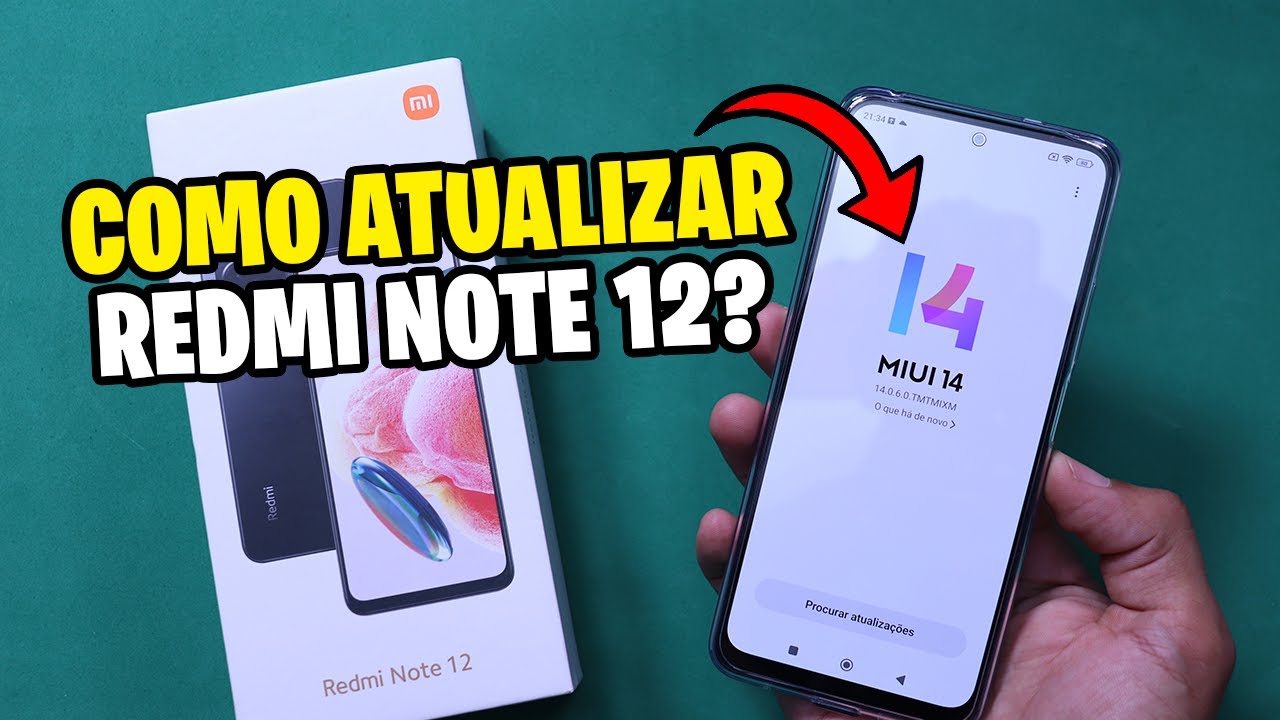 Como ATUALIZAR o Redmi Note 12