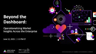 Beyond the Dashboard: Operationalizing Market Insights Across the Enterprise