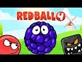 RED BALL 4 КРАСНЫЙ ШАРИК Часть 4 БИТВА ЗА ЛУНУ  прохождение ВИДЕО игры games