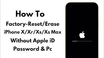 How To Factory Reset iPhone X/Xr/Xs/Xs Max iF Forgot Apple iD Password !Erase iPhone Without Pc 2023