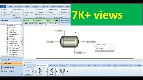 Heat Exchanger Design using Aspen Plus